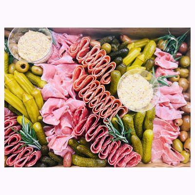 Custom charcuterie and pickle tray