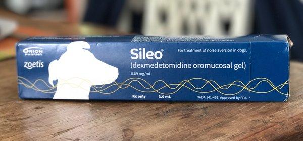 We offer sileo as an anti-anxiety medication for dogs specifically for noise anxiety - like fireworks and thunderstorms.