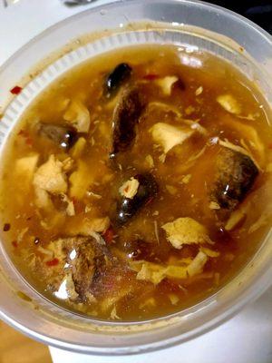 Hearty hot & sour soup