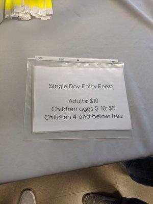 They charge you to watch your kids play sports.