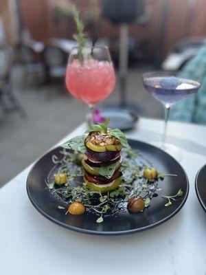 Beet Caprese appetizer