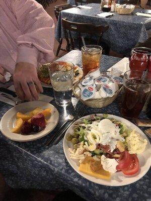 Salad bar... and cheese bar...amazing!!! Steak was the absolute best I've ever eaten!!