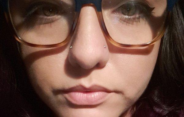 Dual nostril piercing.