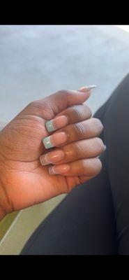 French tip with design