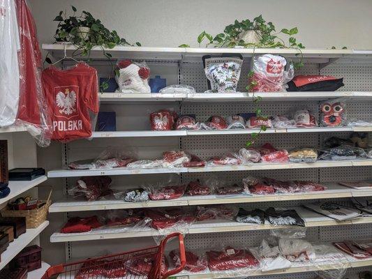 Polish shirts and hats