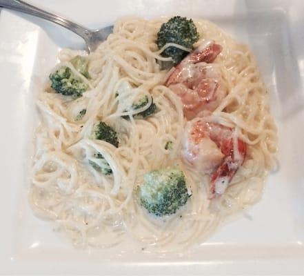 Shrimp and Broccoli Alfredo