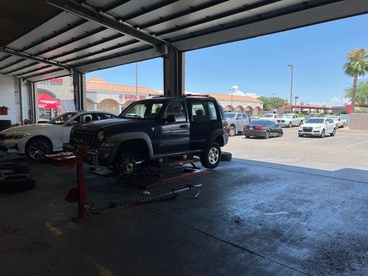 Jeep 2007 Liberty. My strong, reliable baby Jeepers.