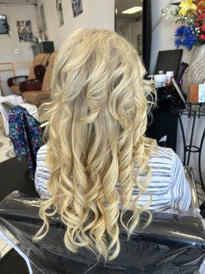 Hair Extensions. Instant volume & length by Lynn @ Edward's hair in Huntington beach