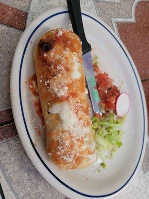 Shredded Beef Chimichanga