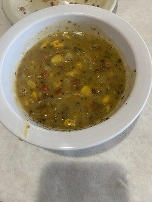 Corn soup