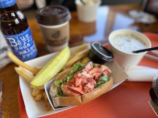 Yummy lobster roll!