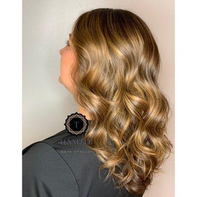 Caramel Balayage by Tennelle Cobb