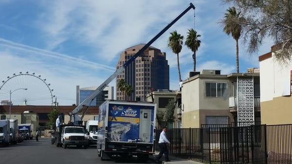 Working with HomeAid of Southern Nevada to refurbish AC units for lower income housing