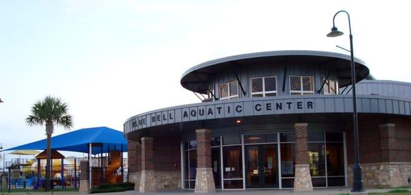 City of Brenham - Blue Bell Aquatic Center - front of building