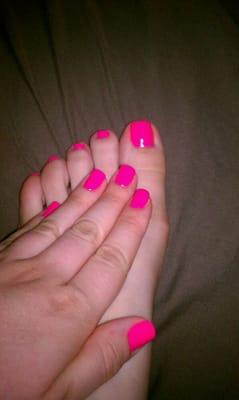 Fresh mani and pedi