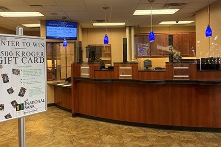 1st National Bank | Centerville banking center interior