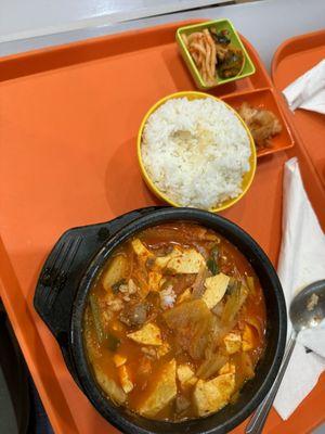 Pork, kimchi, tofu soup.