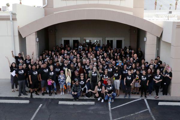 At CalvaryPHX, we work daily to engage our world on both a local and global level. This photo was taken the morning of Love Our Schools Day.