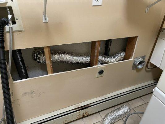 Dryer vent replacement