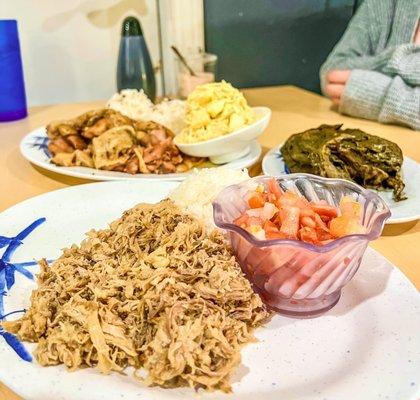 Kalua Pig, Shoyu Chicken, Laulau A La Carte