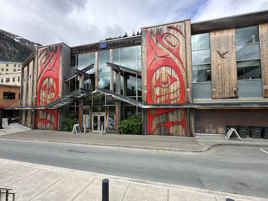 Entrance to Sealaska with gift shop on the corner