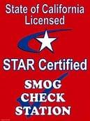 We are a Star Certified Smog Station