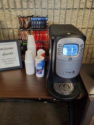 Complimentary Hot Beverages available in waiting area