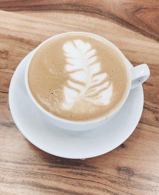 Triple almond milk latte