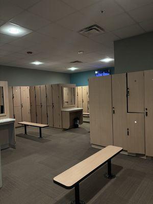 Women's locker room