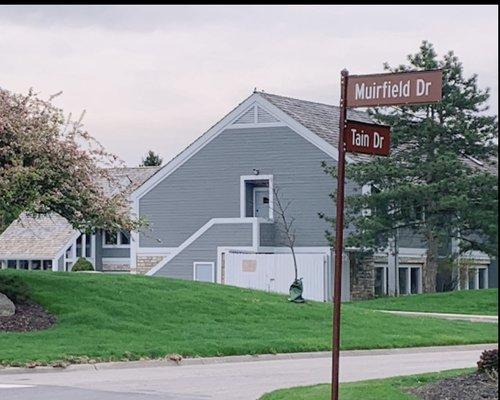 First driveway on your left, off of Tain Dr