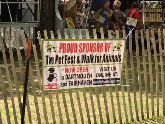 Proud sponsors of the annual Pet Fest & Walk for Animals!