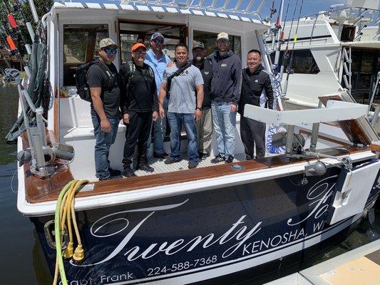 Captain Frank and his boat is great!