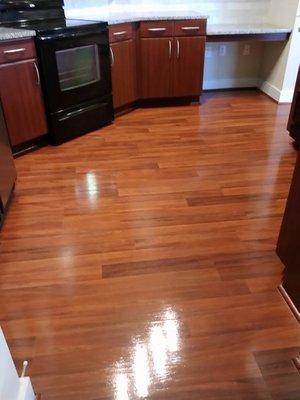 Cleaning of hardwood