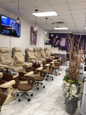 Pedicure section