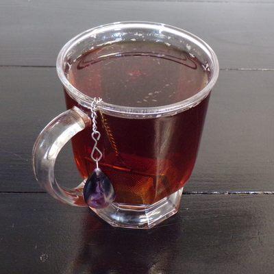 Hot Wild Raspberry Hibiscus Herbal Tea