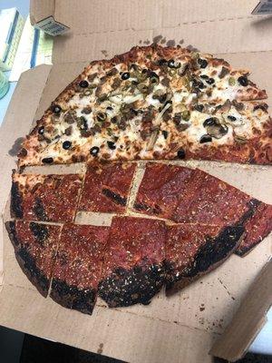 Burnt Pizza