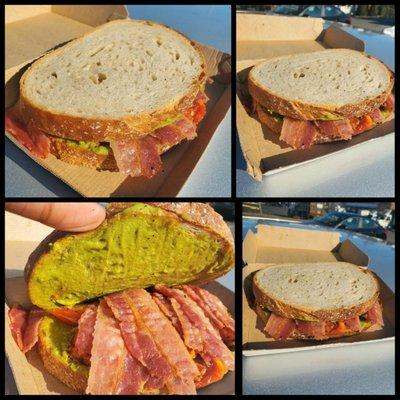 Bacon Avocado Tomato Sandwich