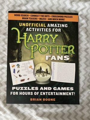 Harry Potter activity book