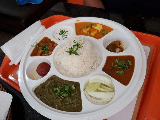 Vegetarian thali