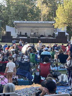 Music In The Park, Queen cover band called Queen Nation. The parks department does a very good job with these free events.