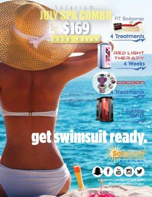 Yummy!  Our skin loving July Spa Special!