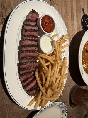 Heavy-aged steak frites