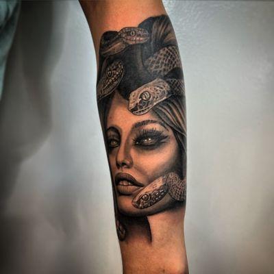 Medusa tattoo by Andre