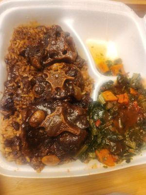 Oxtails dinner