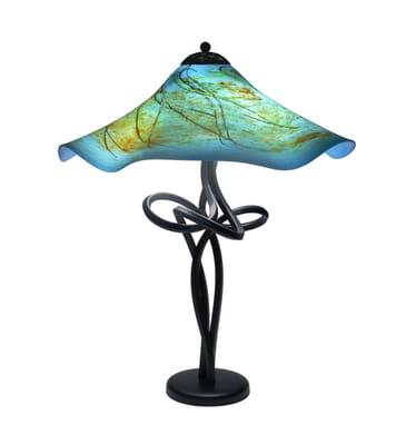 Bay Blue Spiral Lamp