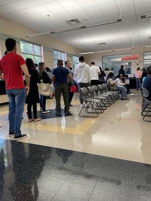 Line at DMV