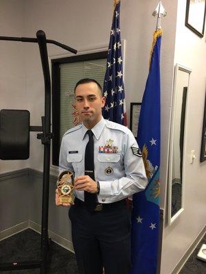 SSgt Harrison, Northern California's Rookie of the Year 2018