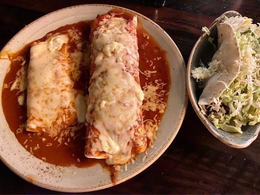 Enchilada, Burrito, and Taco