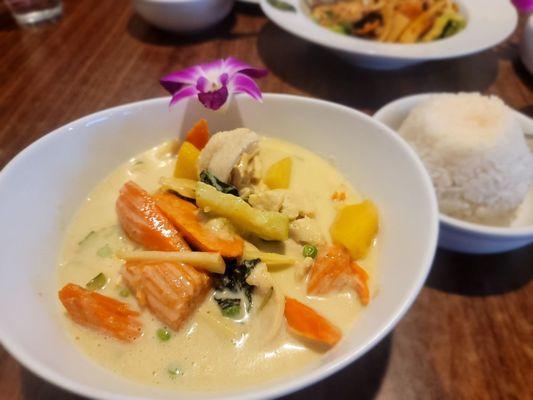 Mango curry with chicken