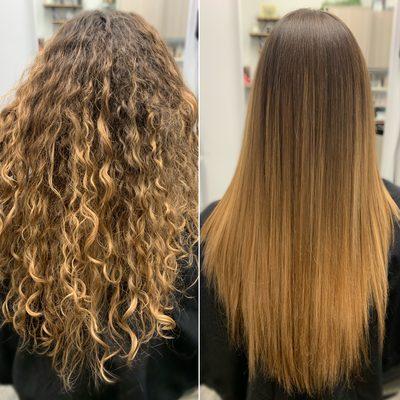 Brazilian blow out smoothing treatment